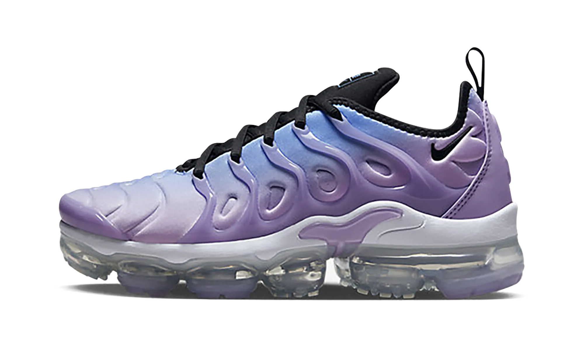 AIR VAPORMAX PLUS WMNS "Purple Fade" running in dark colors Comfort Fit System