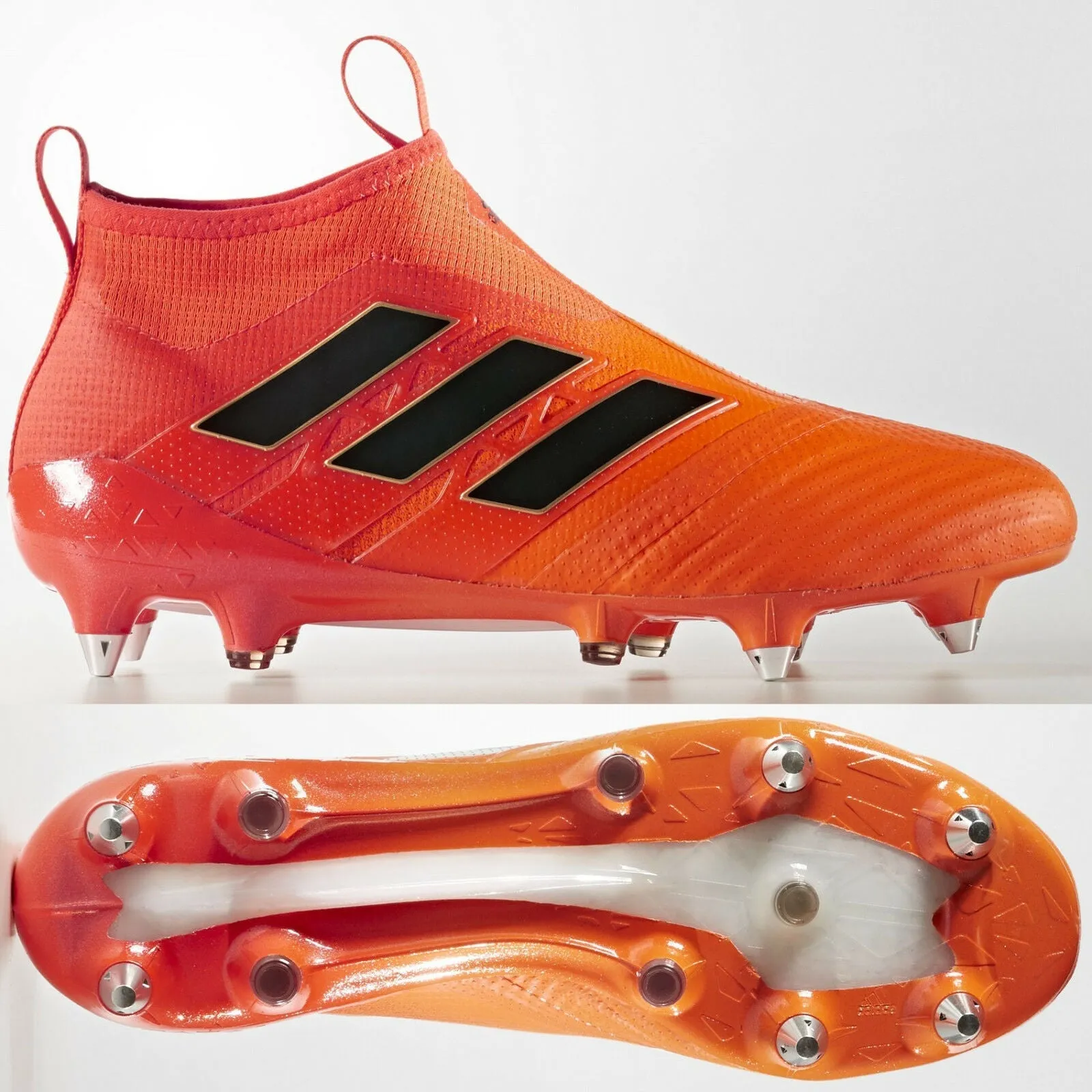 Compression Zone adidas Ace 17  Purecontrol SG Mens - Solar Orange