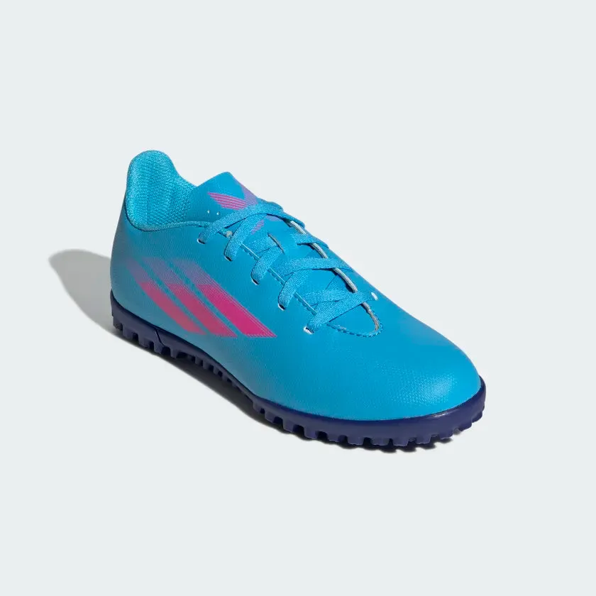 ADIDAS X SPEEDFLOW.4 TURF KIDS football BOOTS Bone Aid