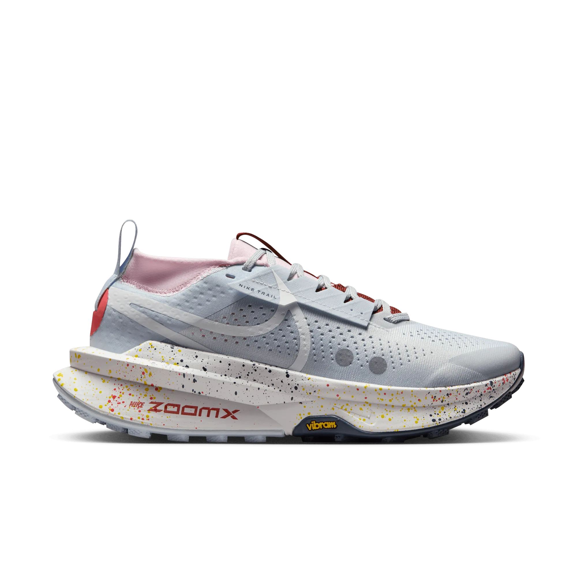 multi - surface outsole shoes Cloudy Weather Running WOMEN'S ZEGAMA TRAIL 2 - B - 006 PURE PLATINUM/WHITE