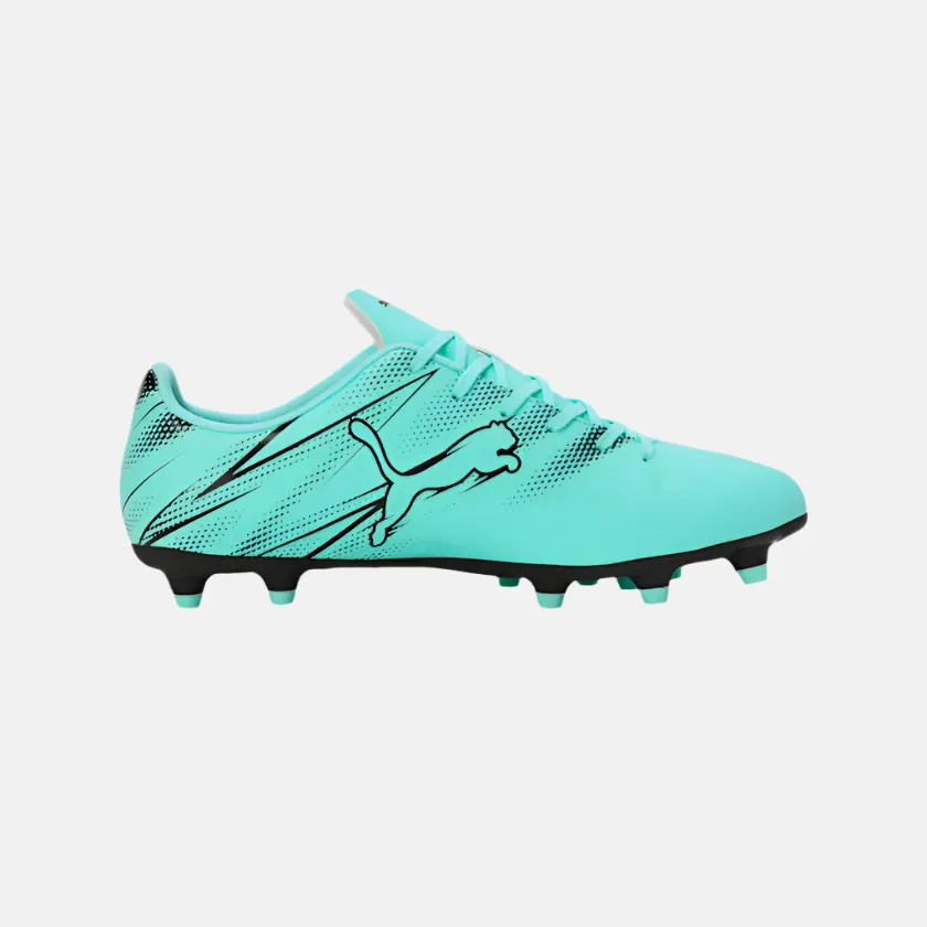 Comfort Grip Love Path Puma Attacanto FG/AG Men's Football Shoes -Electric Peppermint/Black