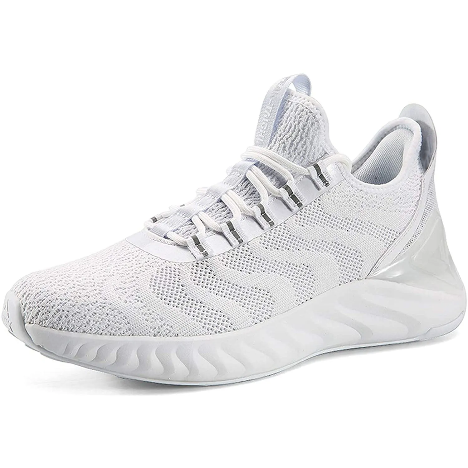 PEAK TAICHI Running Shoes Men Adaptive Smart Cushioning Trainers King Series White Easy performance