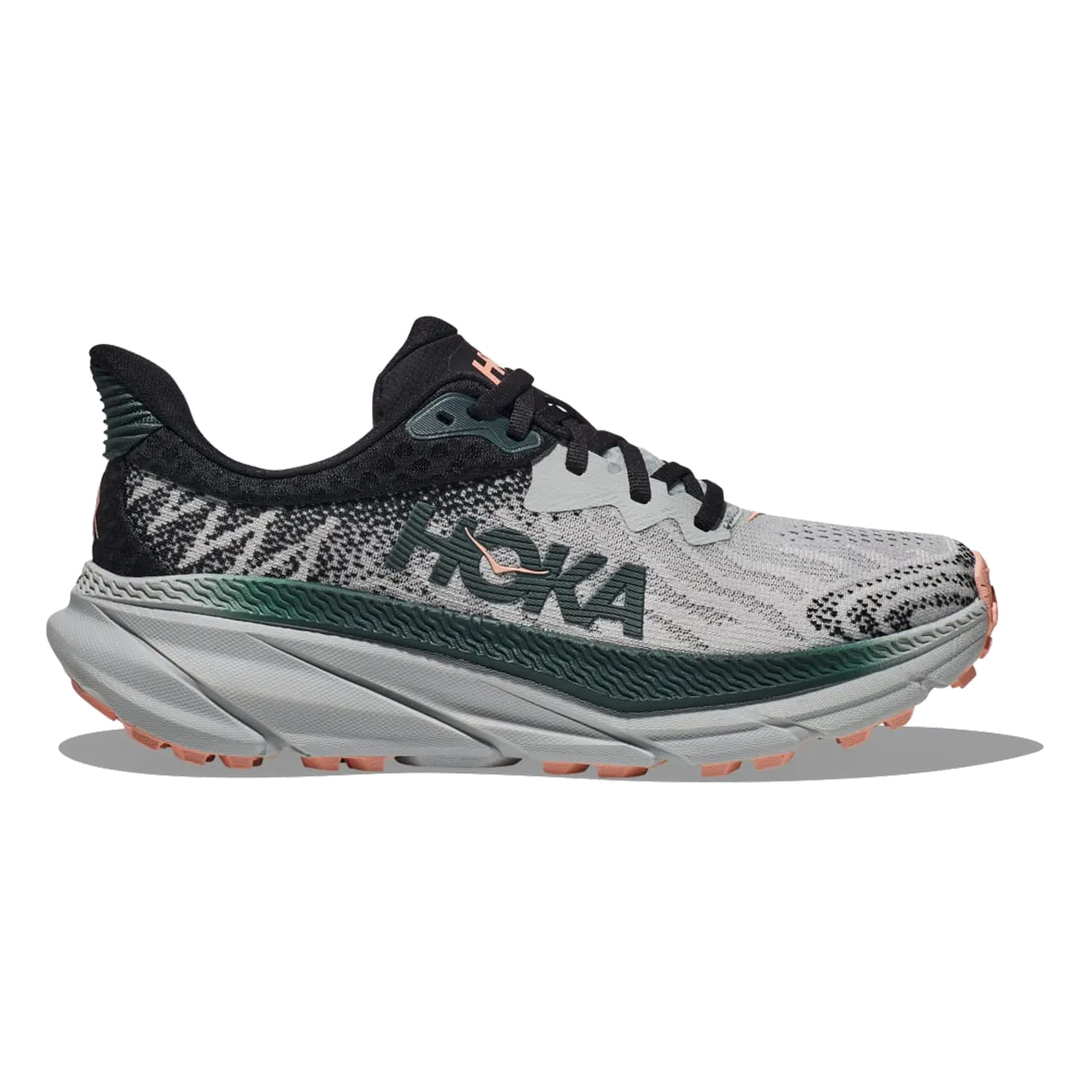 Compression Molded Midsoles Hoka Challenger ATR 7 - Harbor Mist - Spruce