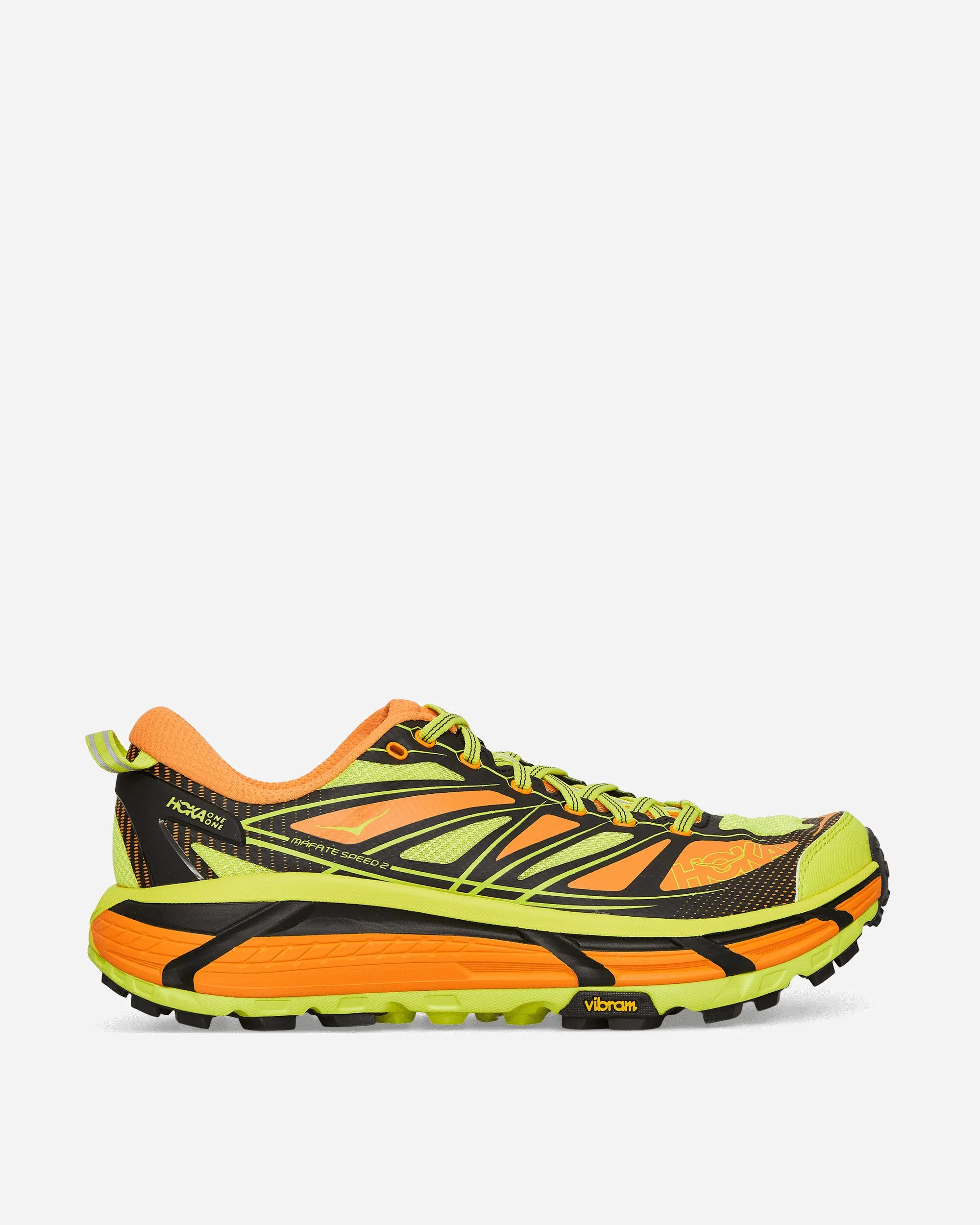 Mafate Speed 2 Sneakers Electric Tangerine / Citrus Heel cradle