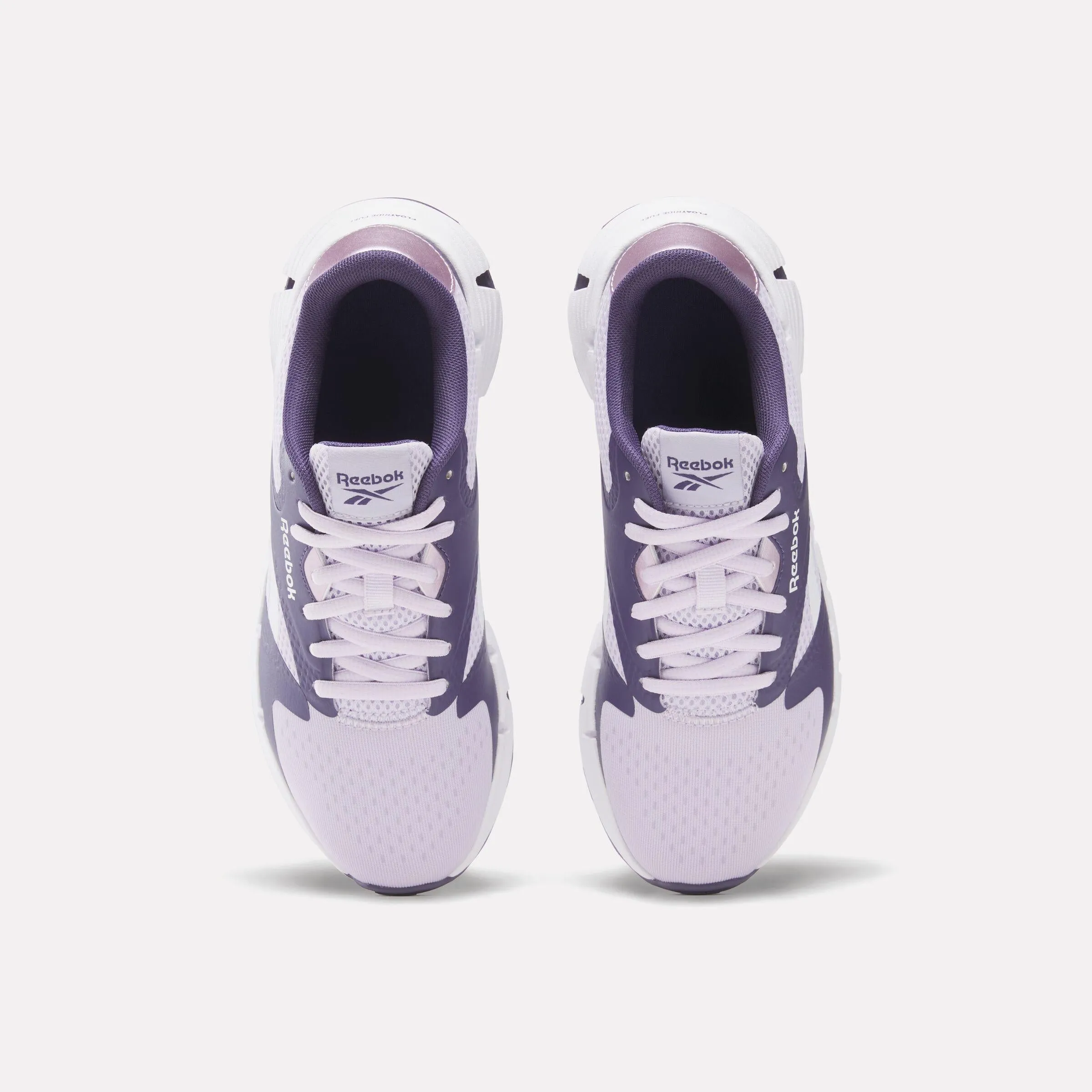 Flex Grip Reebok Footwear Kids Zig Dynamica 5 Shoes - Grade School DIGITALGLEAM/MOVEMENTPURPLE/PU