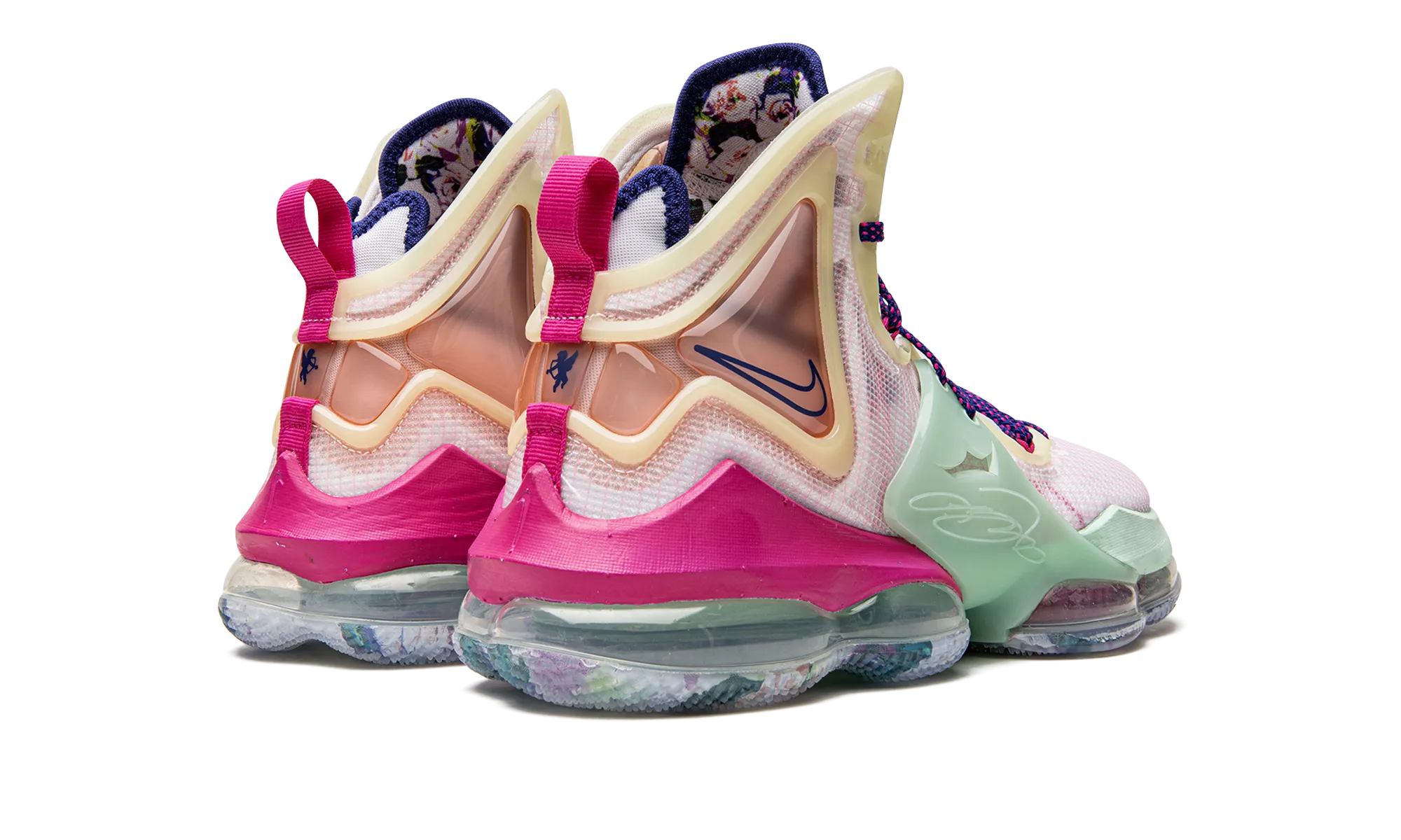 LeBron 19 "Valentine's Day" Hoop Support Rolling Transition Geometry