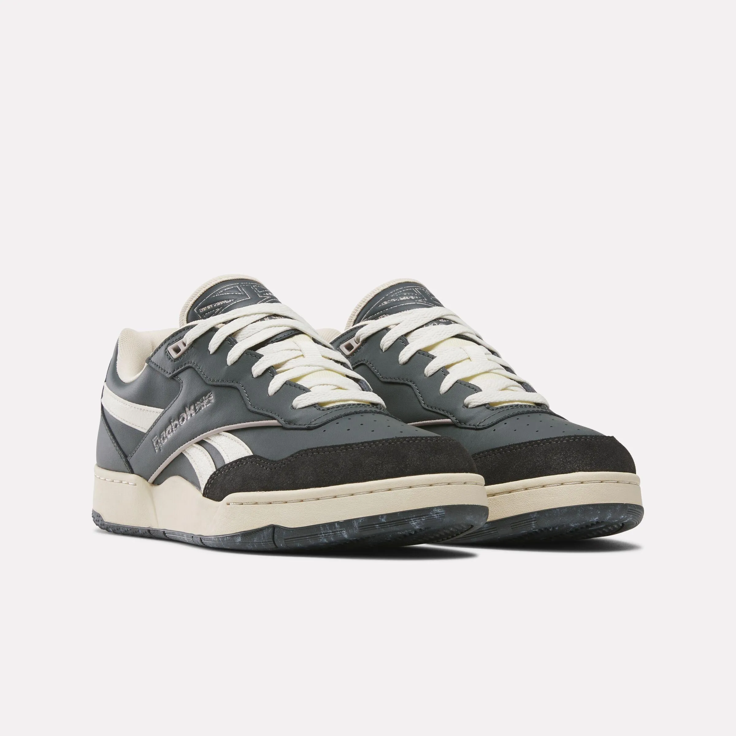 Sturdy Build Reebok Footwear Men BB 4000 II Basketball Shoes GREY/VINTAGE CHALK/HAZY GREY