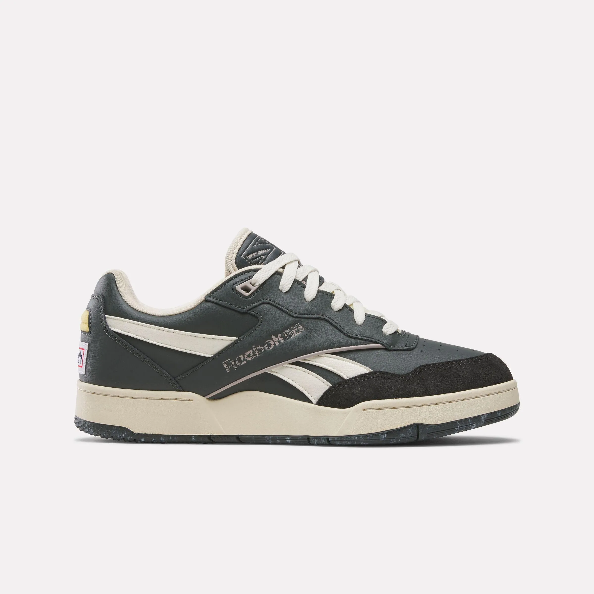 Toe box Reebok Footwear Men BB 4000 II Basketball Shoes GREY/VINTAGE CHALK/HAZY GREY