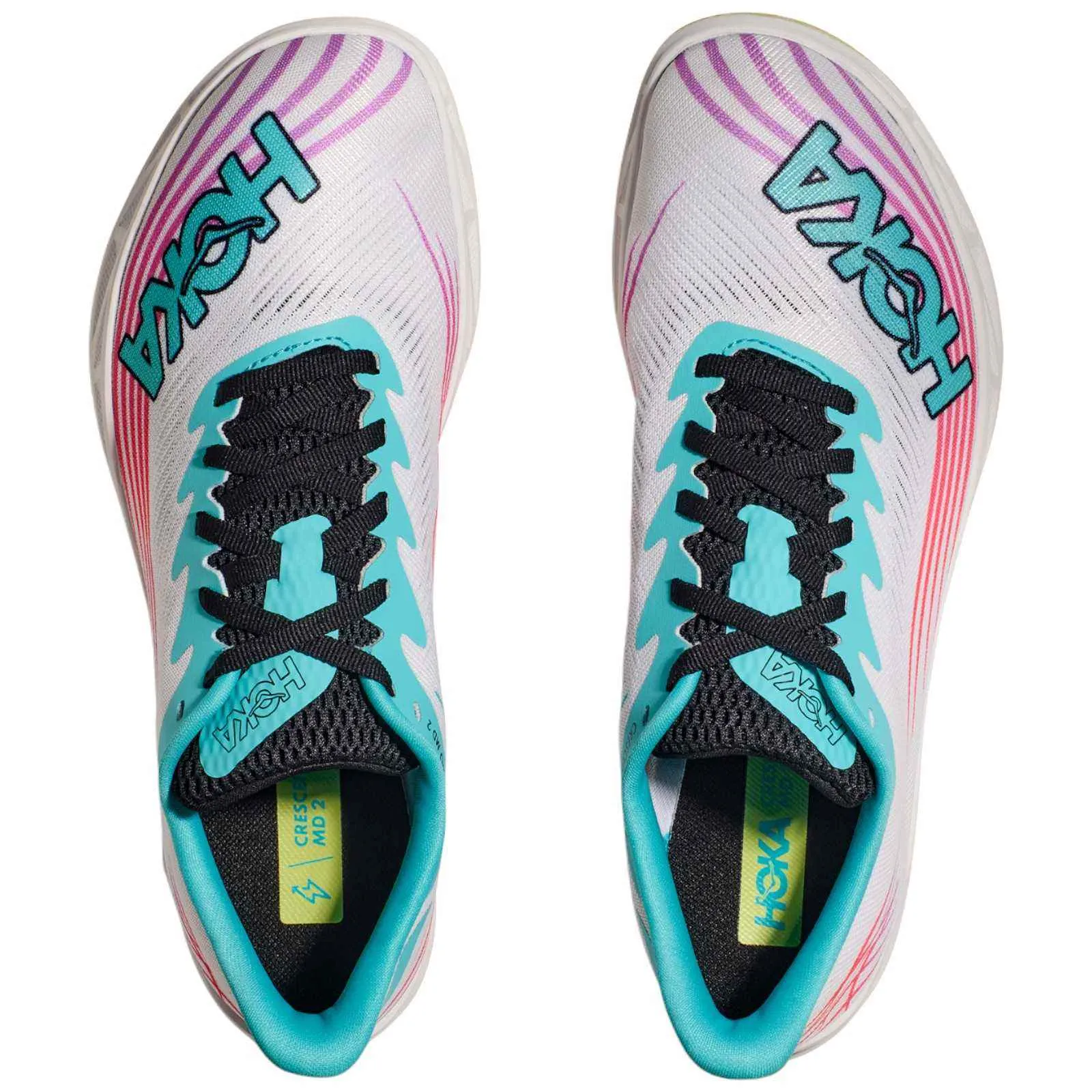 HOKA Cresendo MD 2 Running Spike Shoes Sturdy breathability Slip On Construction