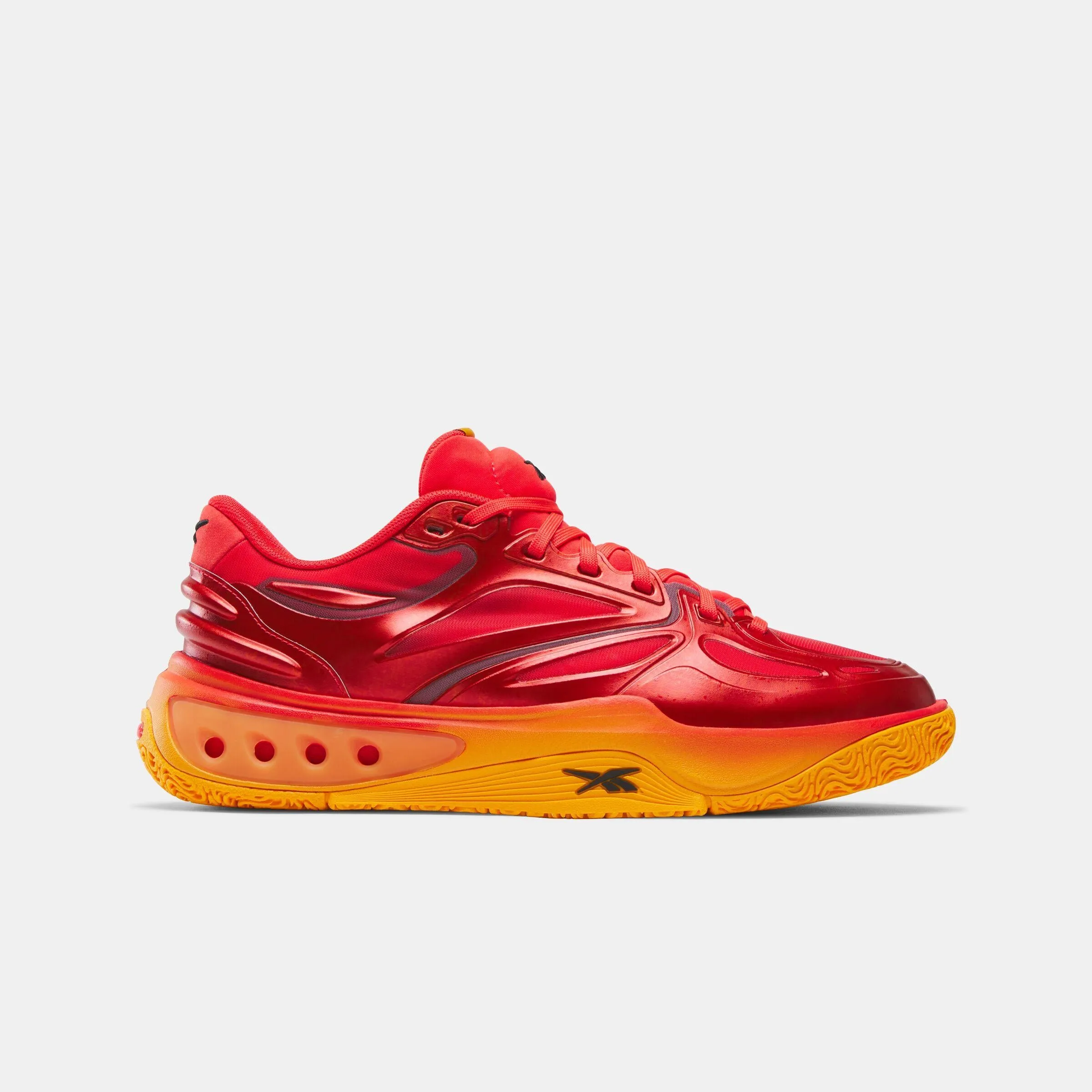Sail Vibe Reebok Footwear Men Engine A Basketball Shoes ENERGY RED/ELECTRIC AMBER/BLAC
