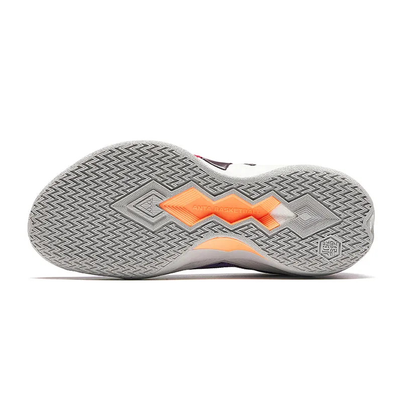 ANTA Men's Shock The Game Swagger 1.0 Basketball Shoes Bright Neon
