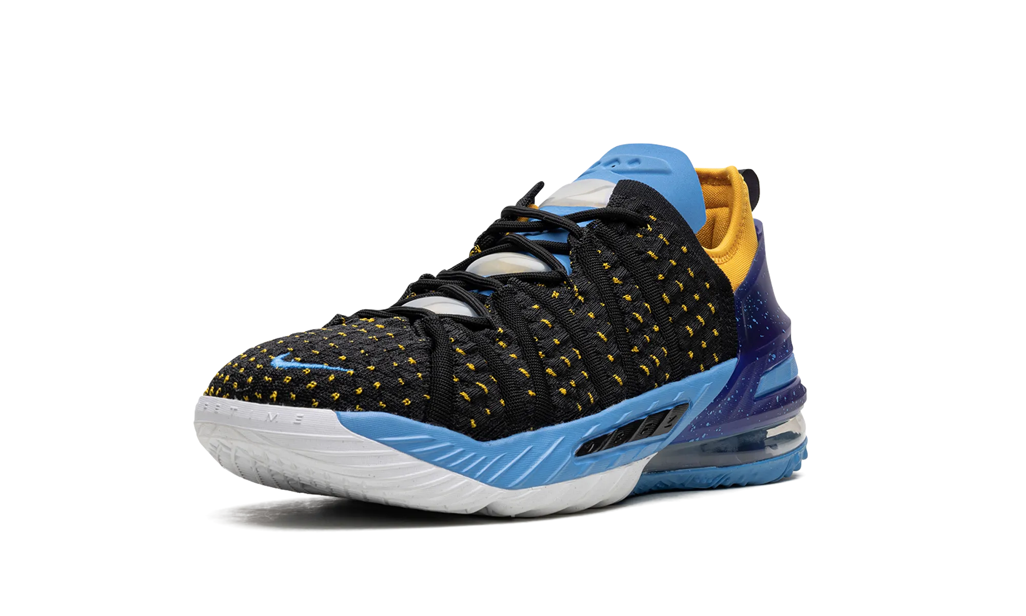 Anti Friction Collar Padding Cushioning Response System LeBron 18 GS "Minneapolis Lakers"