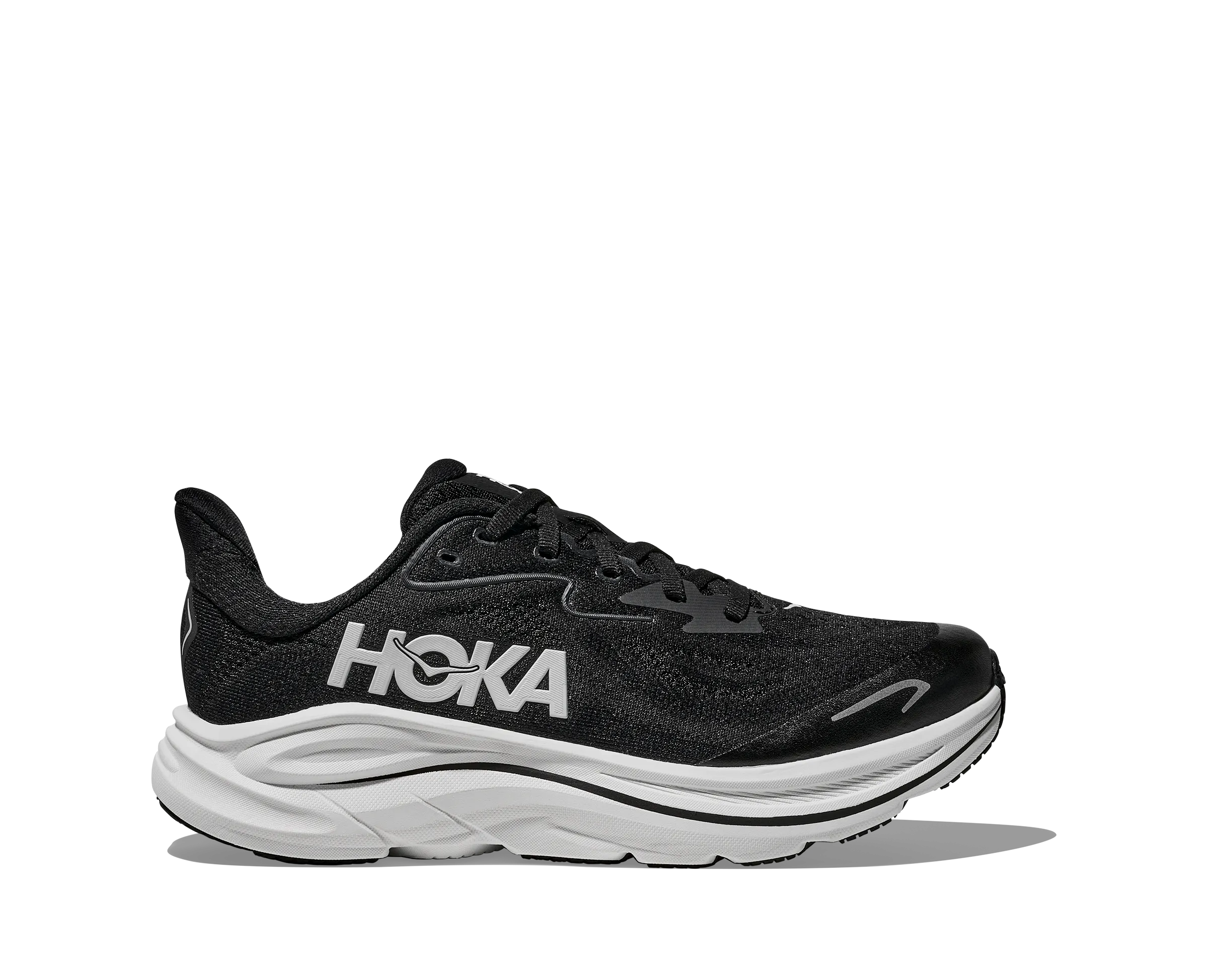 YOUTH CLIFTON 10 BIG KIDS - BLACK/WHITE ScratchResistant
