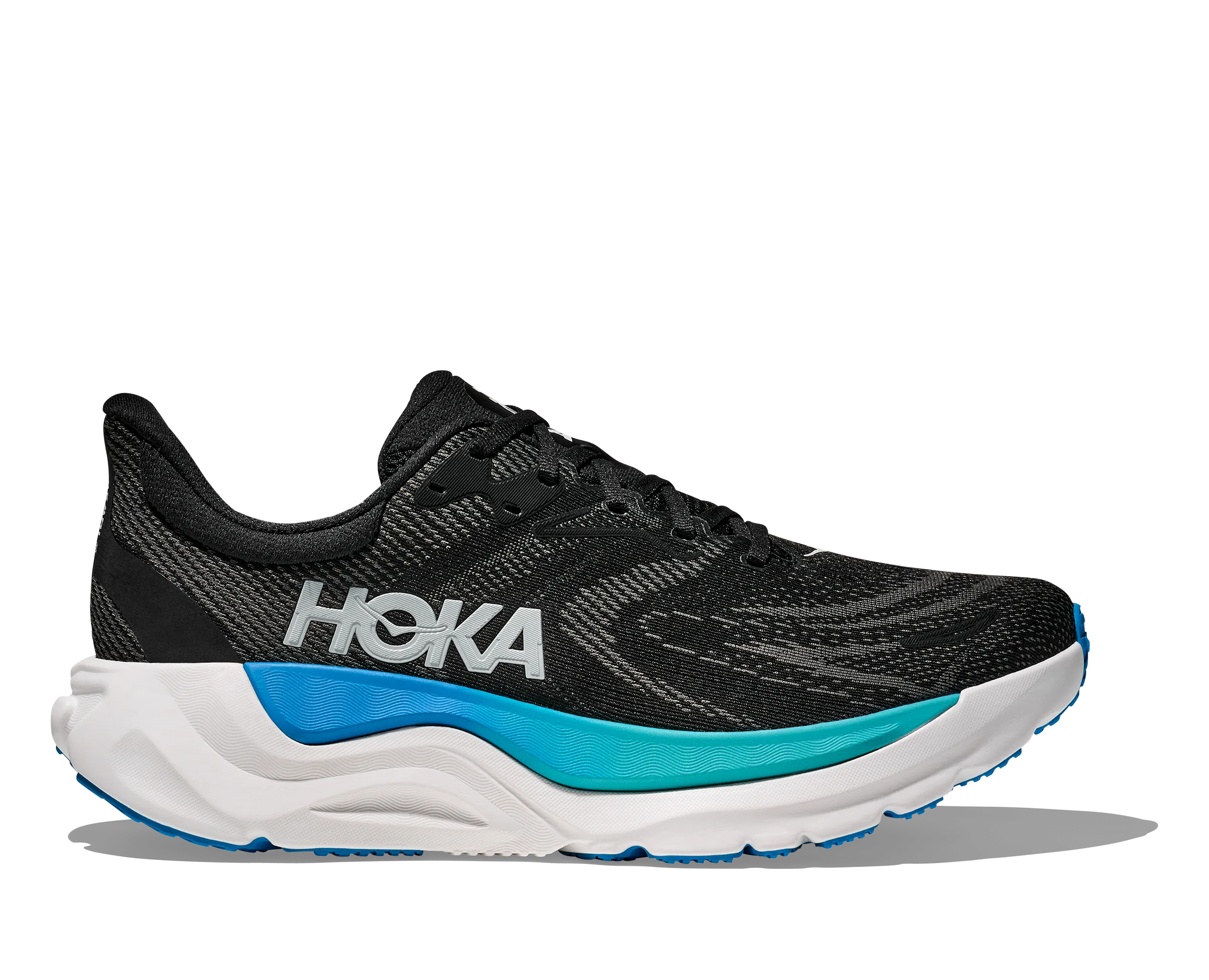 MEN'S ARAHI 8 - D - BLACK/SKYWARD BLUE Impact Resistant Toe Guard
