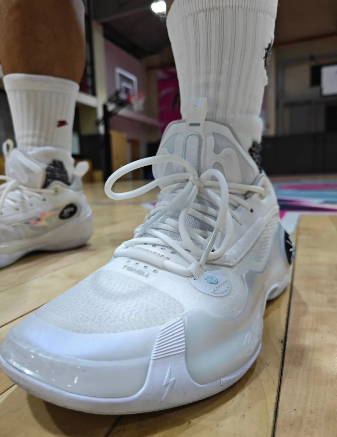 Sneakers Stylish Design Moisture Wicking Insole Li-Ning Way of Wade 10 Low - White hot