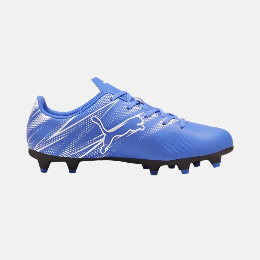Puma Attacanto FG/AG Junior Kids Unisex Football Shoes -Bluemazing/White Show Stage