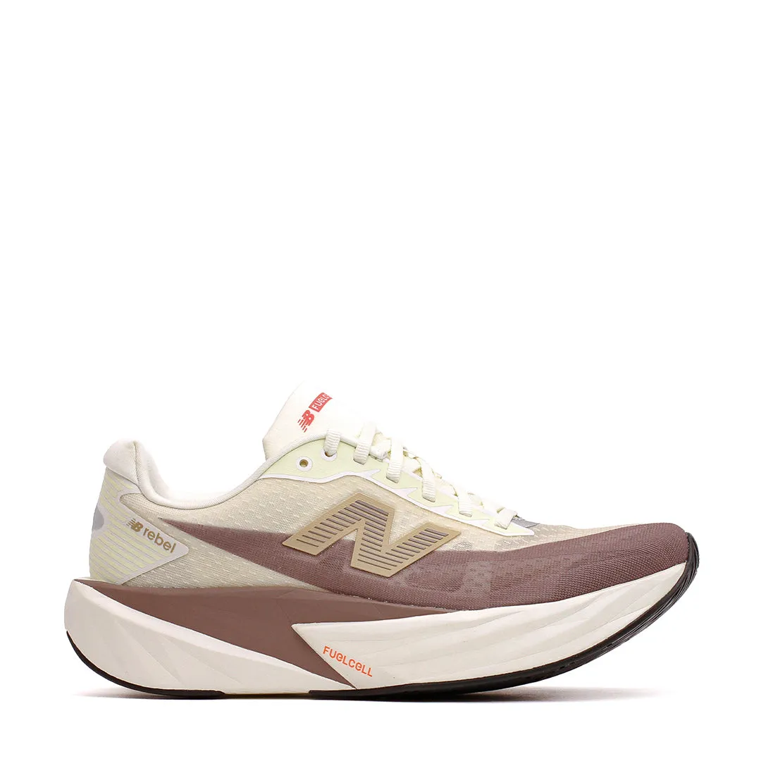 Smooth exterior New Balance Men FuelCell Rebel v5 Angora Earth Shadow MFCXLY5