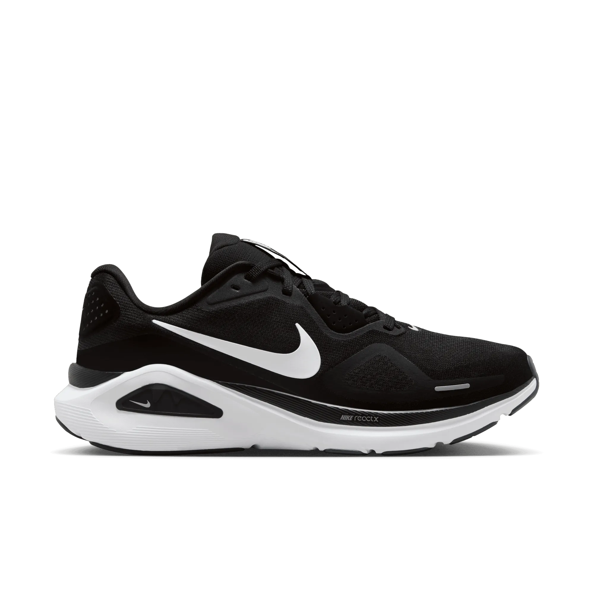 MEN'S STRUCTURE 26 - D - BLACK/WHITE-COOL GREY running with a sports bra Marathon Preparation