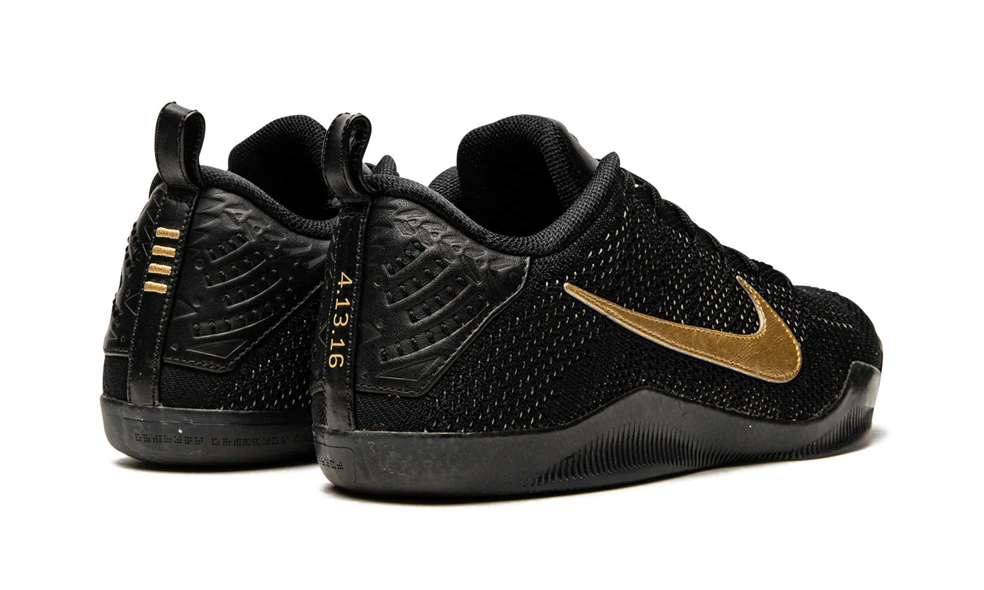 Defensive Shoes Hook And Loop Kobe 11 Elite Low FTB "Fade To Black"
