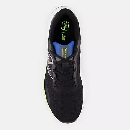 New Balance Men'S Fresh Foam Arishi V4 Black/Lime Running Shoe Fashion Edge