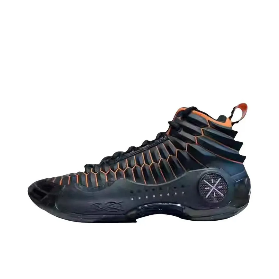 Li-Ning Way Of Wade 10 - Black Dragon Comfortable toe box Knit Bootie Construction