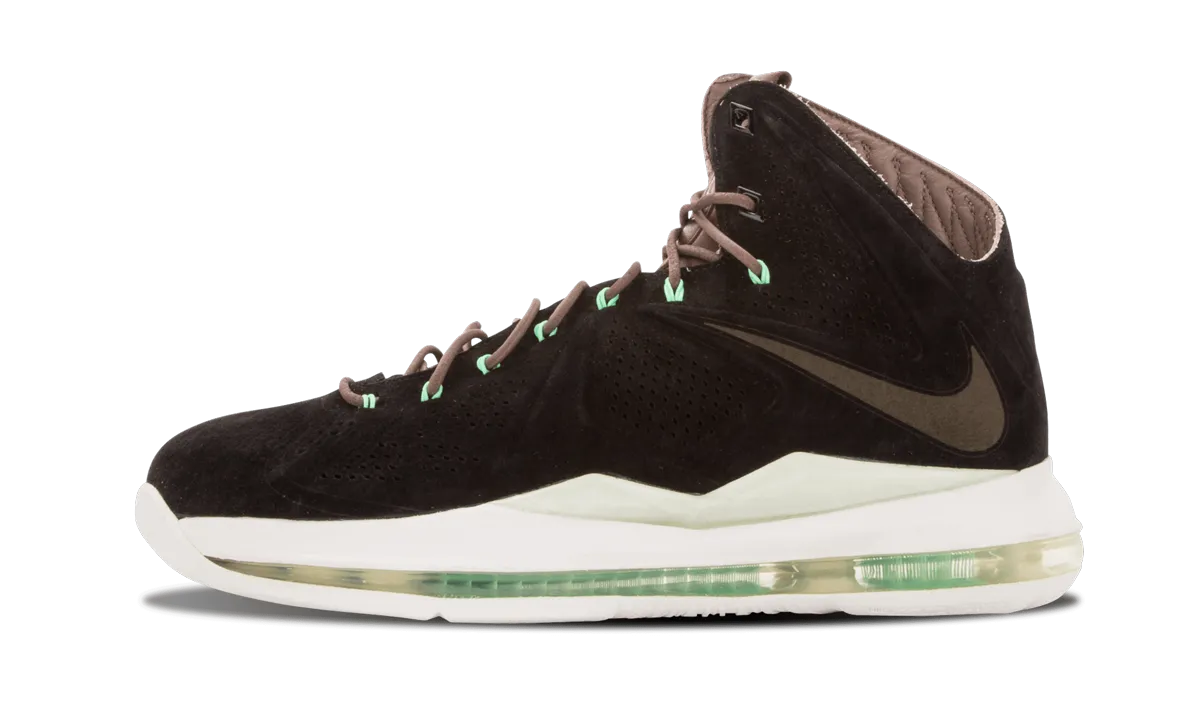Knit Weave Upper Lebron 10 EXT QS "Black Suede"