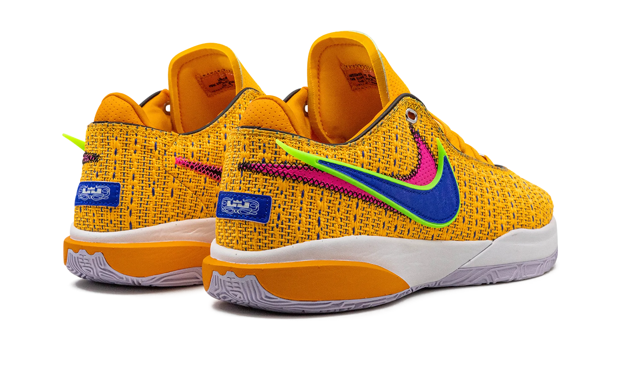 LeBron 20 "Laser Orange" Stability Torsion Plate Durable Rubber Base
