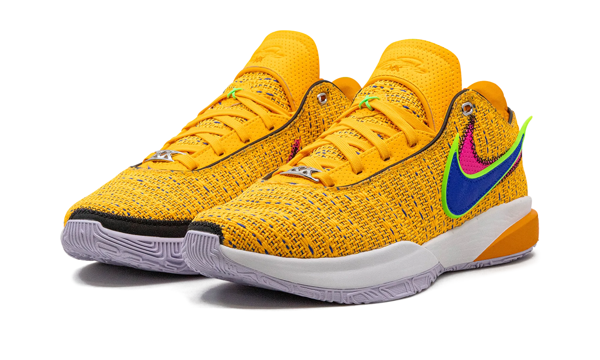 Multi Court Play Asymmetric Lacing System LeBron 20 "Laser Orange"
