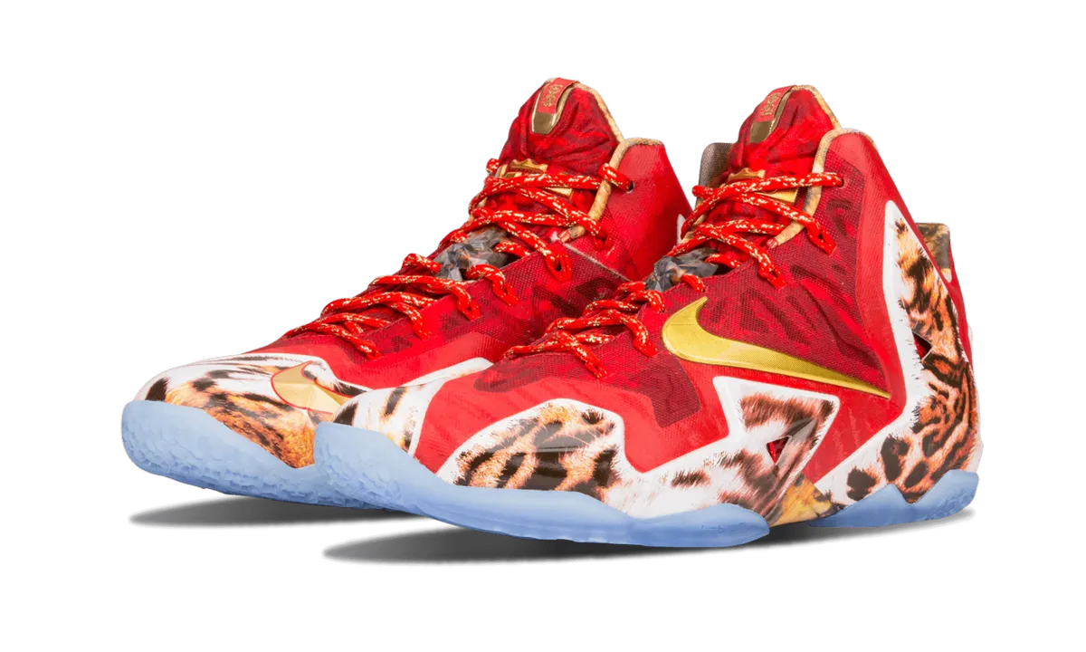 Cushioning Comfortable Heel Counter Lebron 11 Premium "2K14"