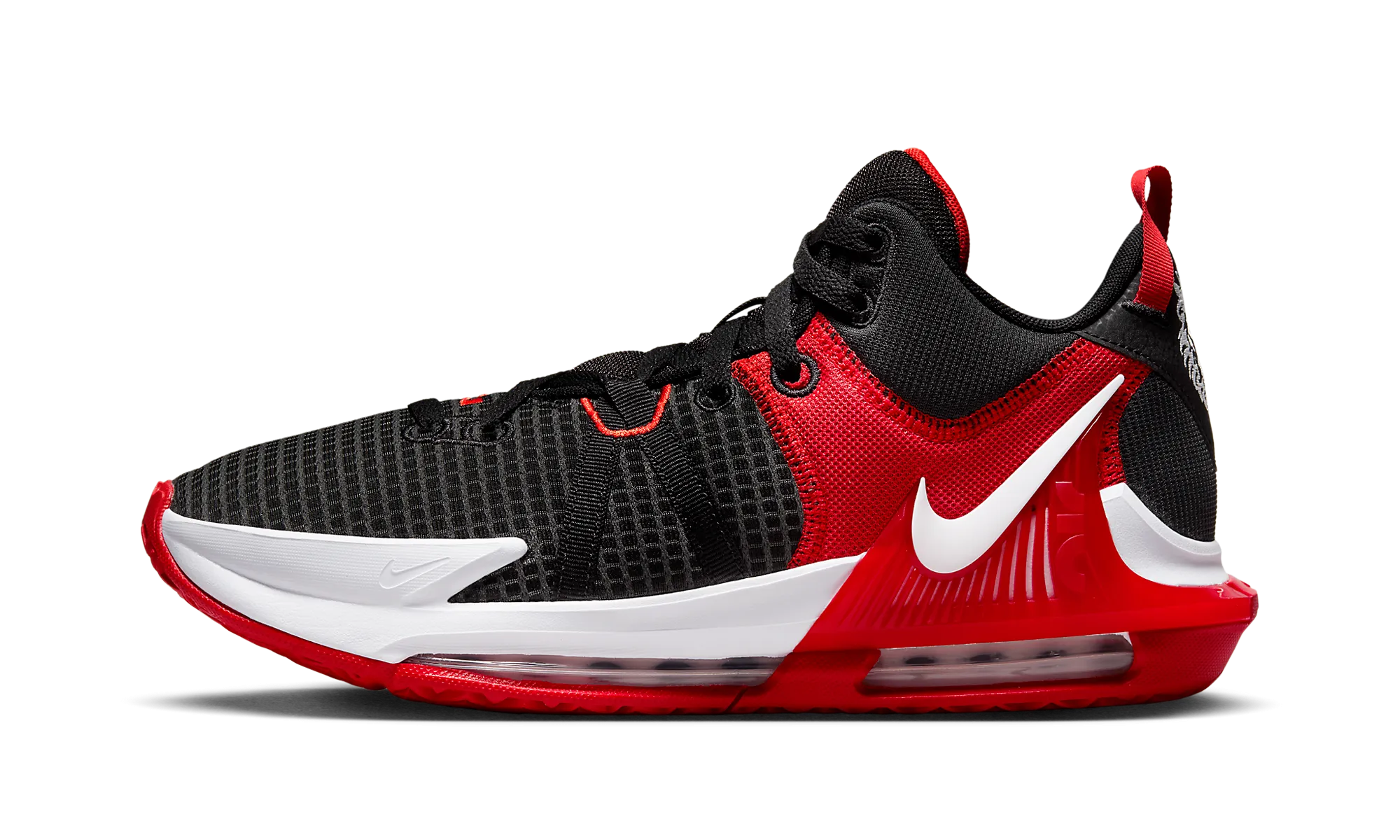 LEBRON WITNESS 7 "BRED" Stretchable Mesh Abrasion resistant