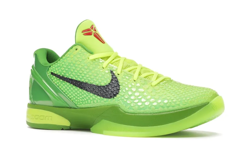 Nike Kobe 6 Protro Grinch (2020) Antimicrobial Pressure Relief Footbed