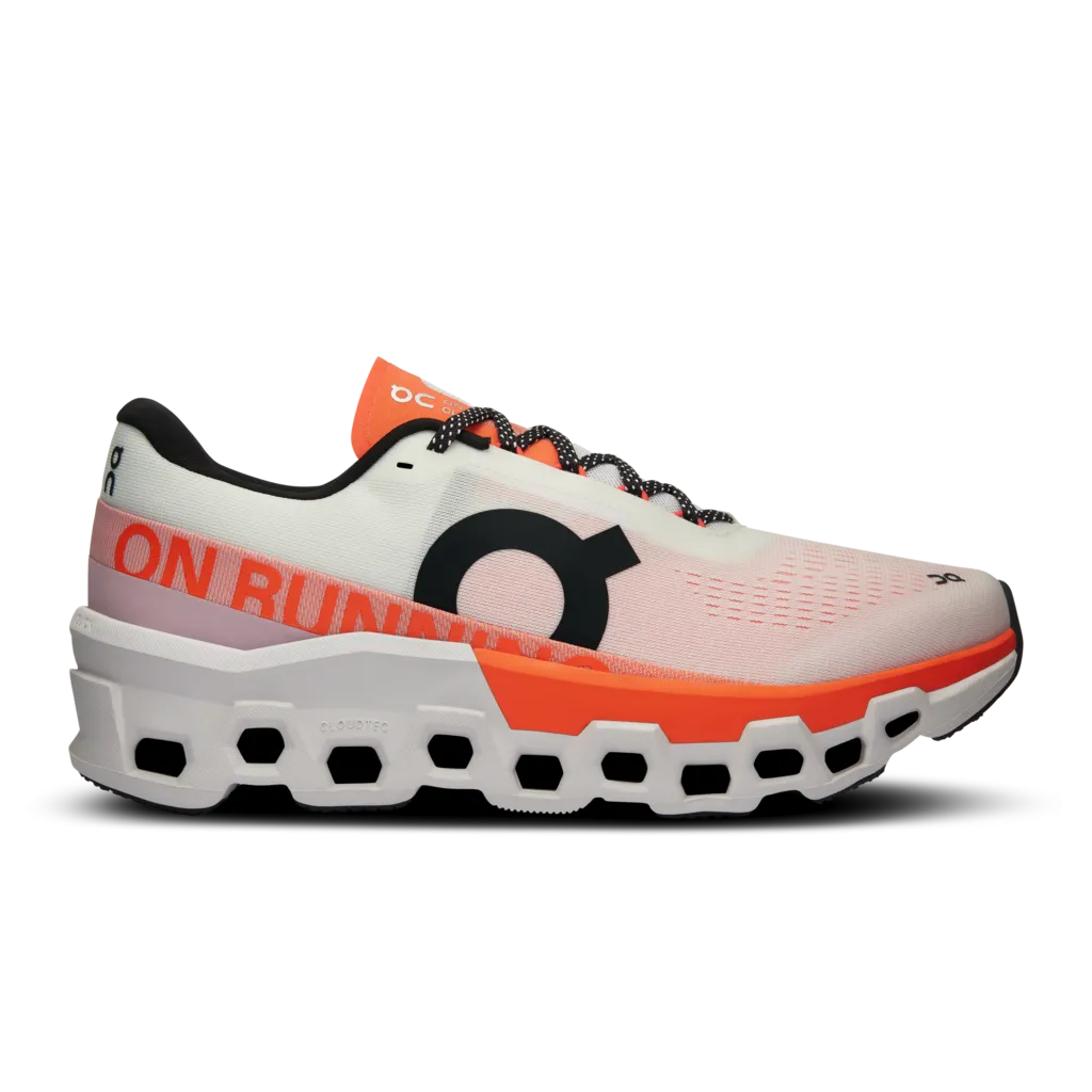 WOMEN'S CLOUDMONSTER 2 - B - WHITE/FLAME Running Routine