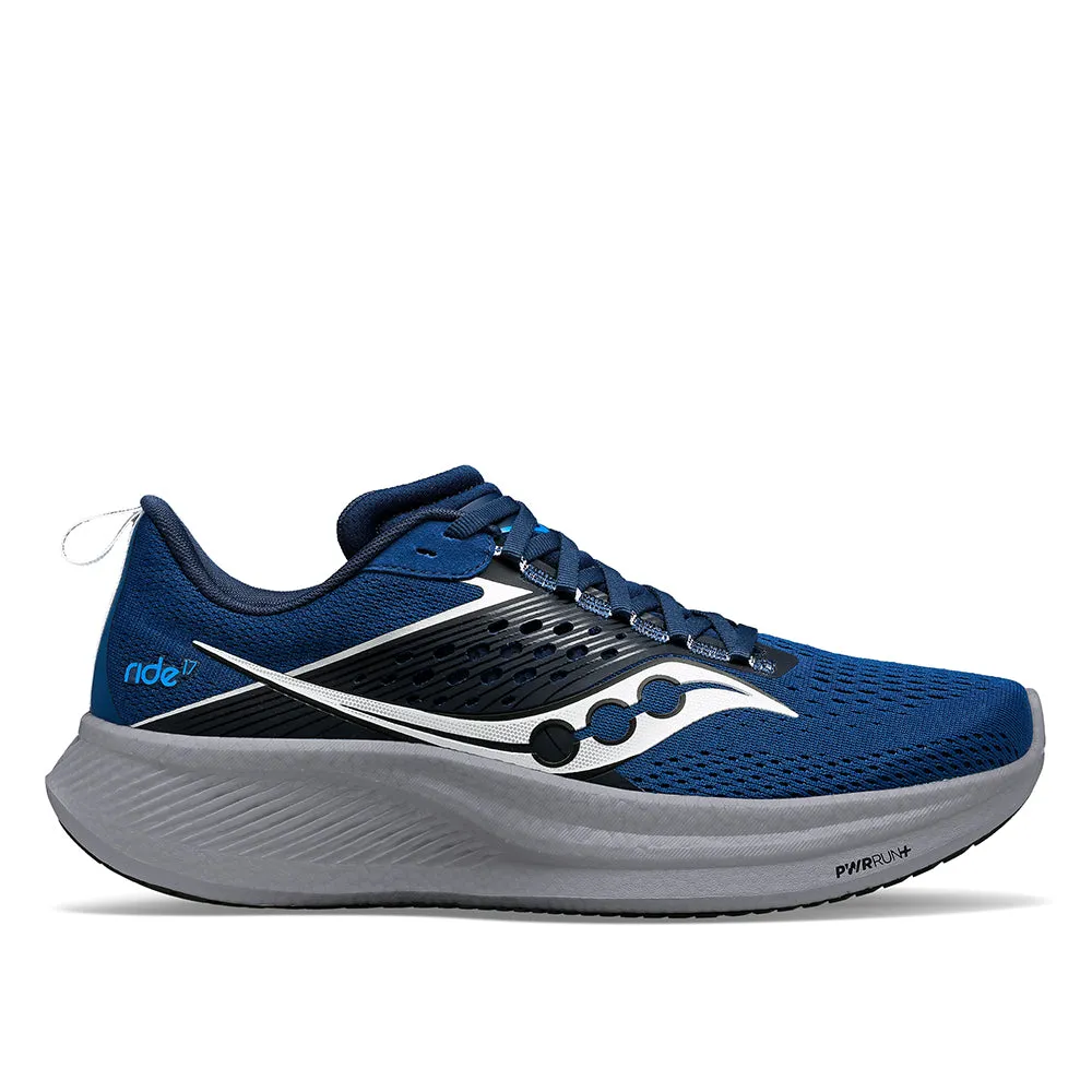 On Trend Wide Path Saucony Men's Ride 17 Running Shoes