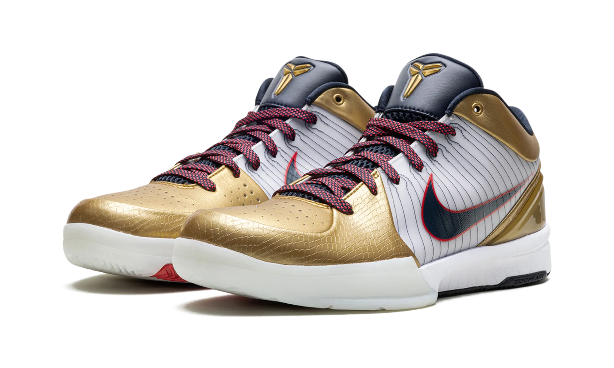 Zoom Kobe 4 "Gold Medal" Adaptive Lacing Anti Slip