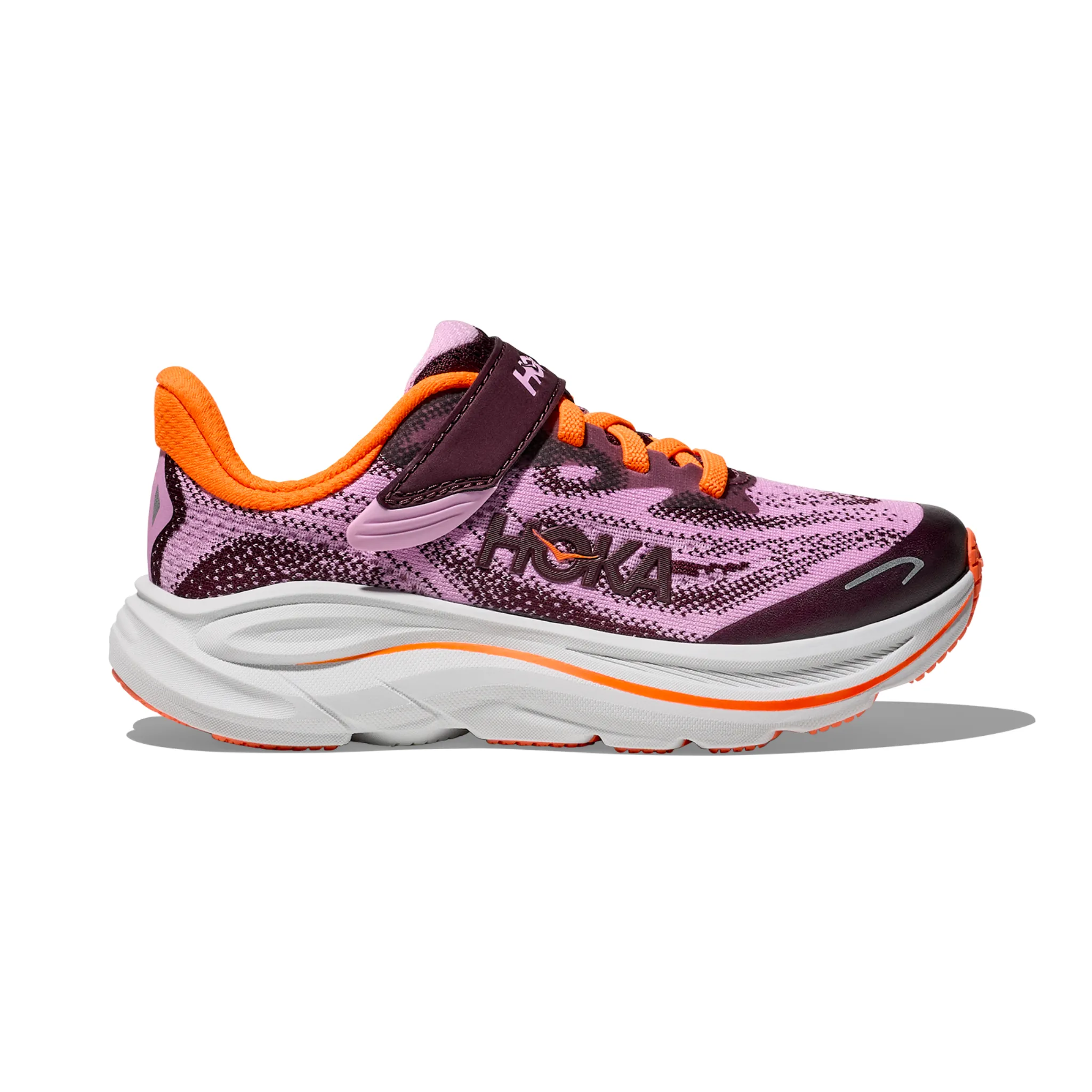 All Outfits Trendsetting Shoes KID'S CLIFTON 10 LITTLE KIDS - FLOWER NECTAR/COSMIC GREY