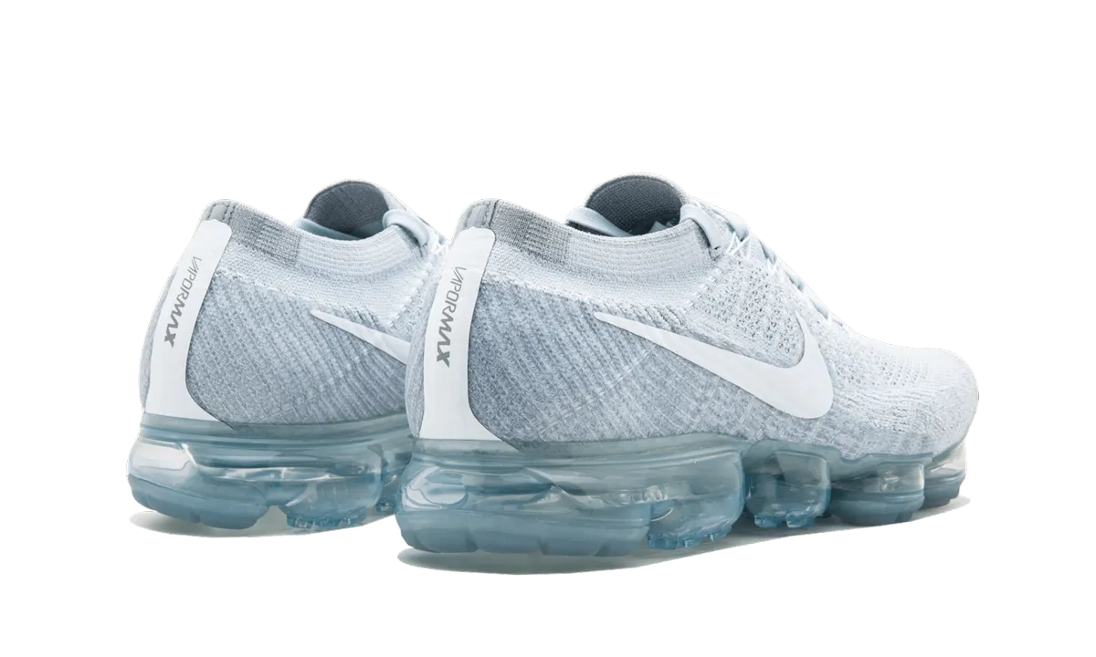 reinforced - toe - area shoes seniors Air Vapormax Flyknit "Pure Platinum"