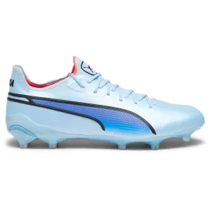 Minimalist Knitted Collar Puma King Ultimate FG White