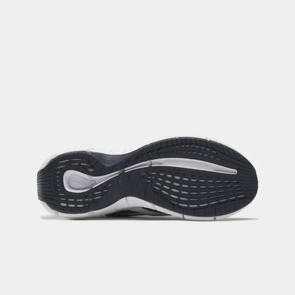 gym running shoes rollerblading shoes Reebok Footwear Men Zig Kinetica 2.5 Running Shoes PURE GREY 1/SHEER BLUE/VEC NVY