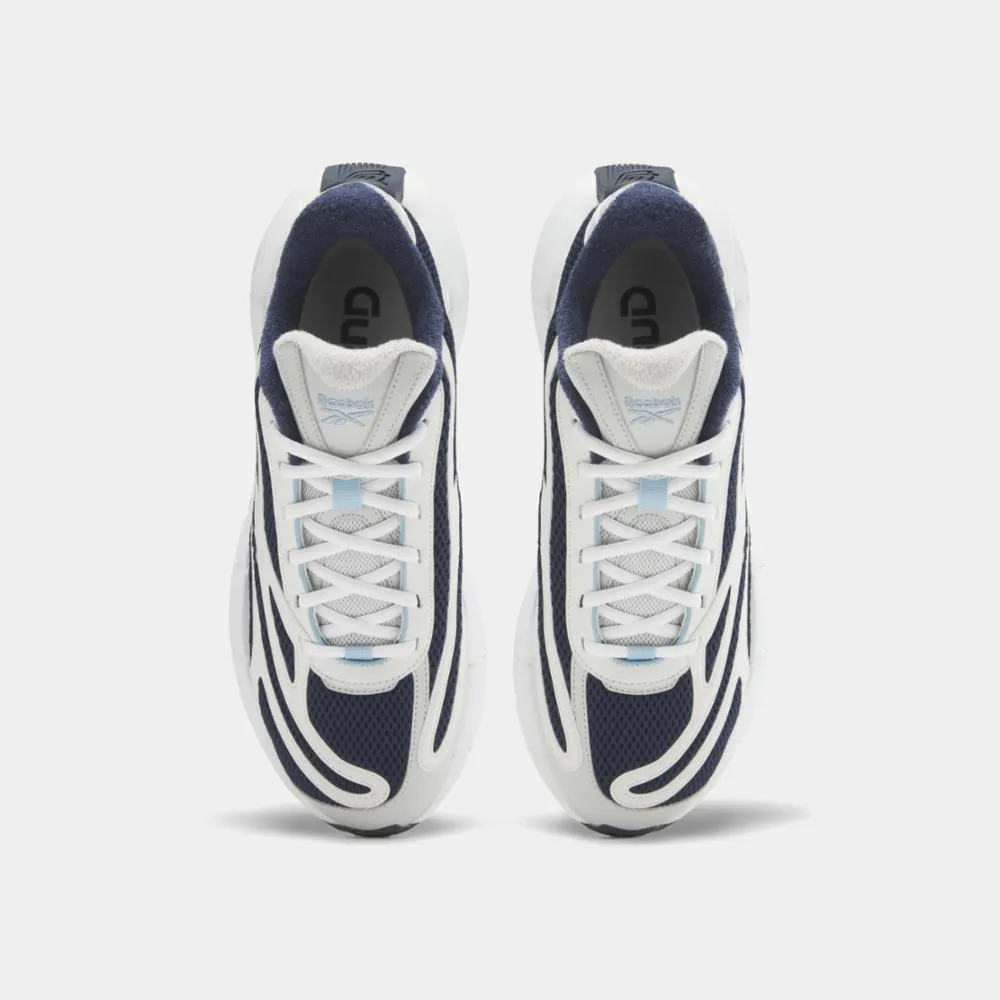 running with a molded insole shoe stretchers Reebok Footwear Men Zig Kinetica 2.5 Running Shoes PURE GREY 1/SHEER BLUE/VEC NVY