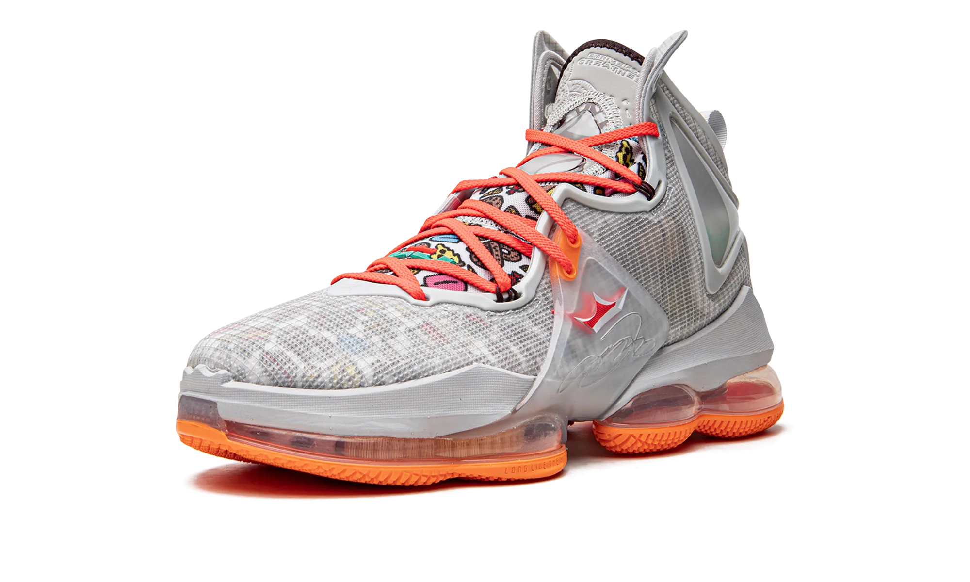 LeBron 19 "Fast Food" RubberOutsole Wide Base