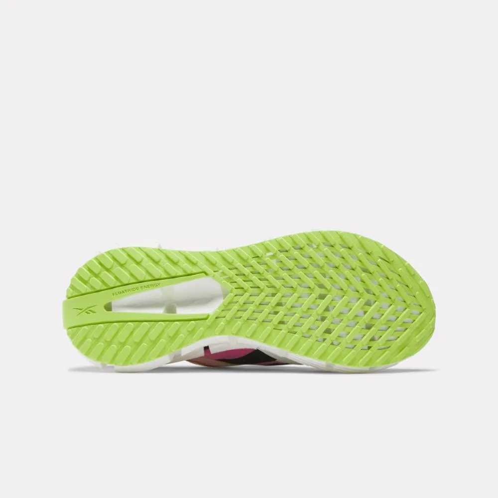 long - jump shoes multi - surface sole Reebok Footwear Women Floatzig 1 Women's Running Shoes CHALK/BLACK/LASPIN