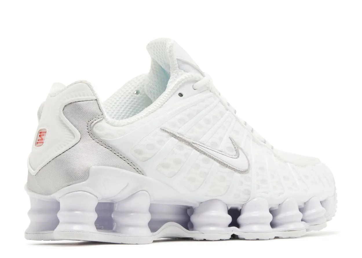 Nike Shox TL White Metallic Silver age - appropriate shoes running on snow shoes
