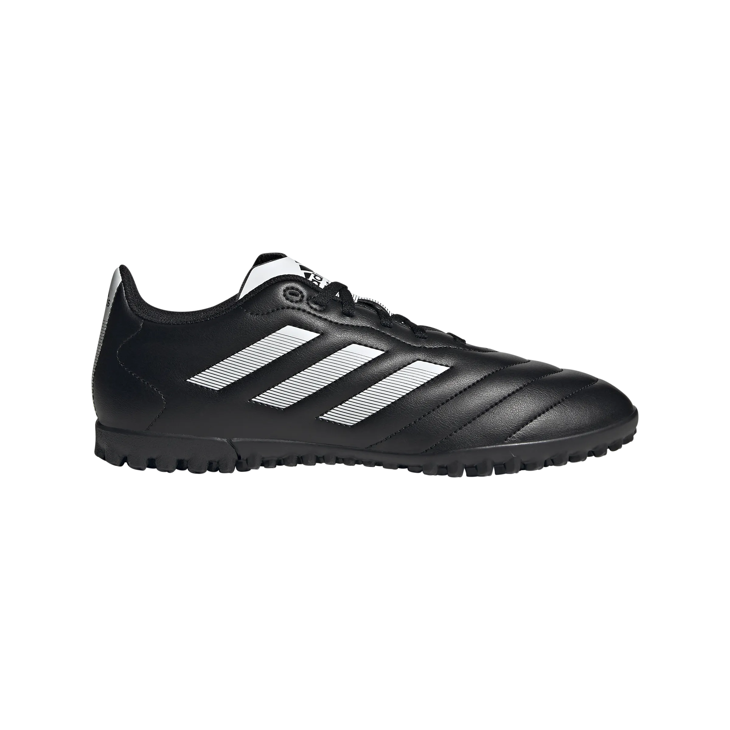 Pitch Ready Elastic Fit adidas Goletto VIII Turf Shoes | Core Black-Cloud White | Men's
