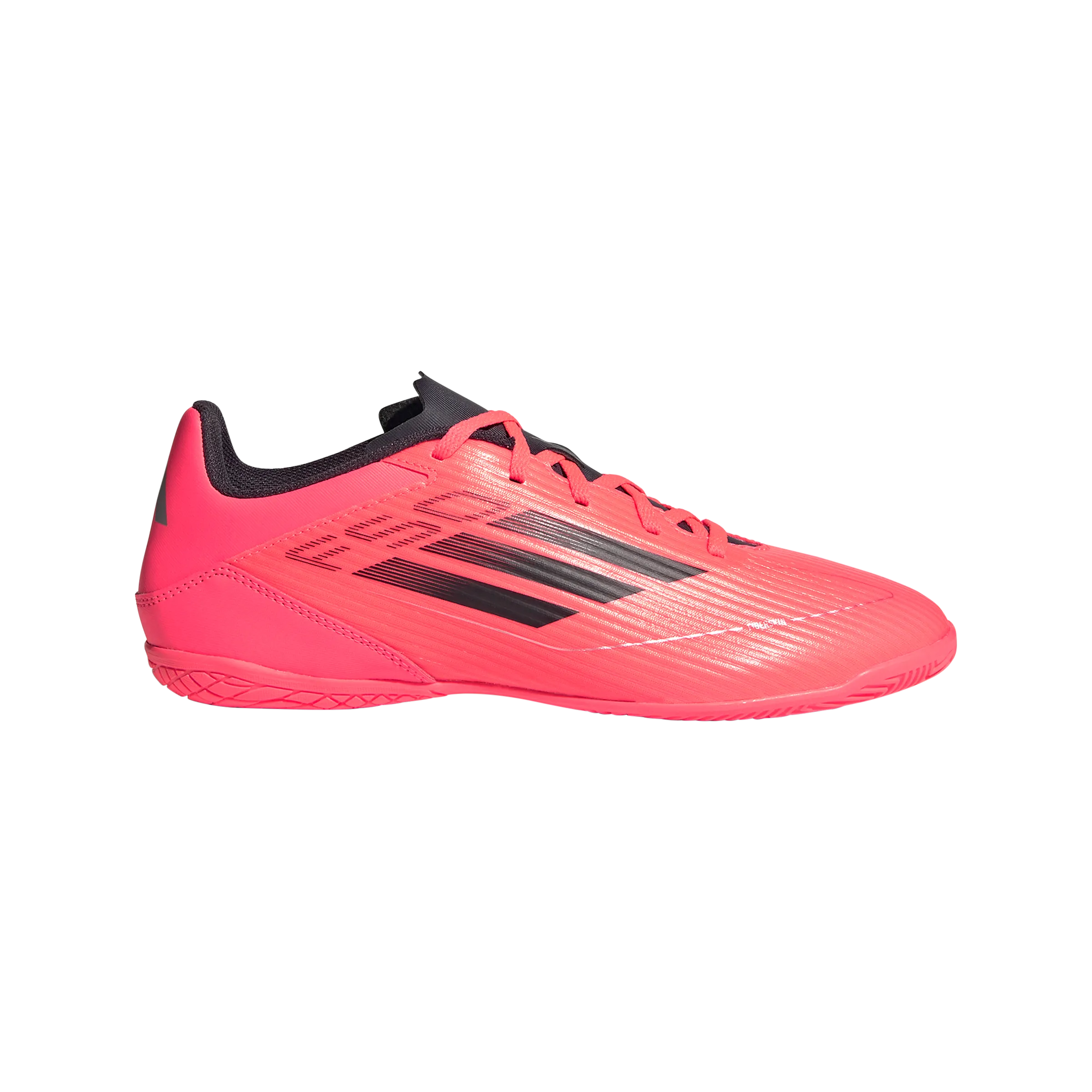adidas F50 Club Indoor Soccer Shoes | Turbo-Aurora Black-Platinum Metallic | Men's Quick Push Motion Stability