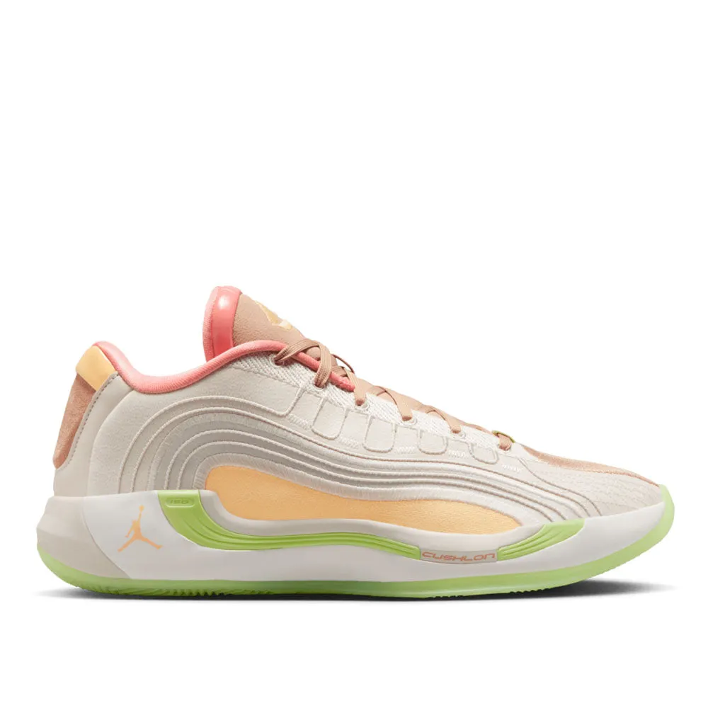 Jordan Men's Luka 4 PF "Light Orewood and Tangerine" Basketball Shoes easy move
