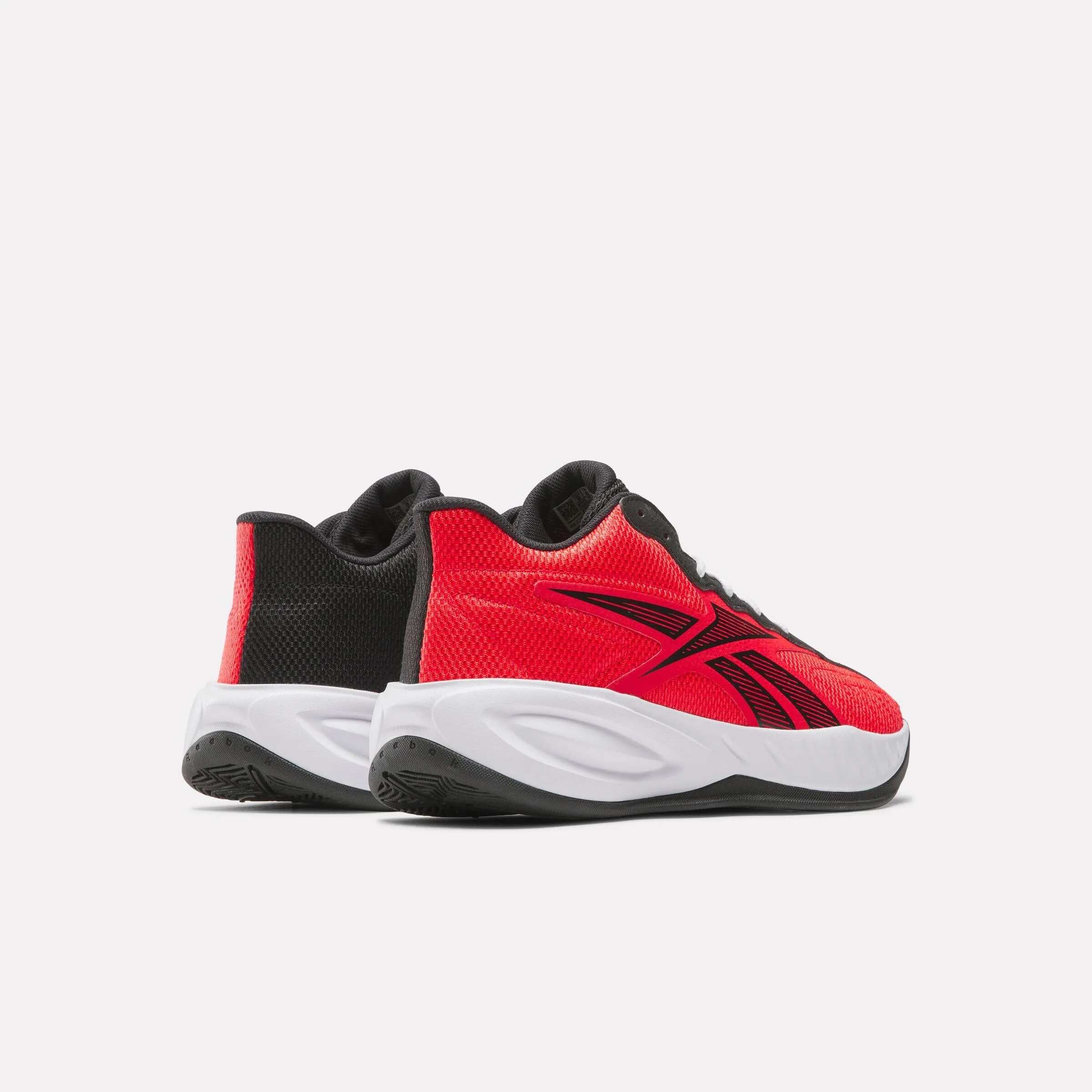 Reebok Footwear Men Press Retro Basketball Shoes ENERGY RED/BLACK/WHITE Summer Base Carry Easy