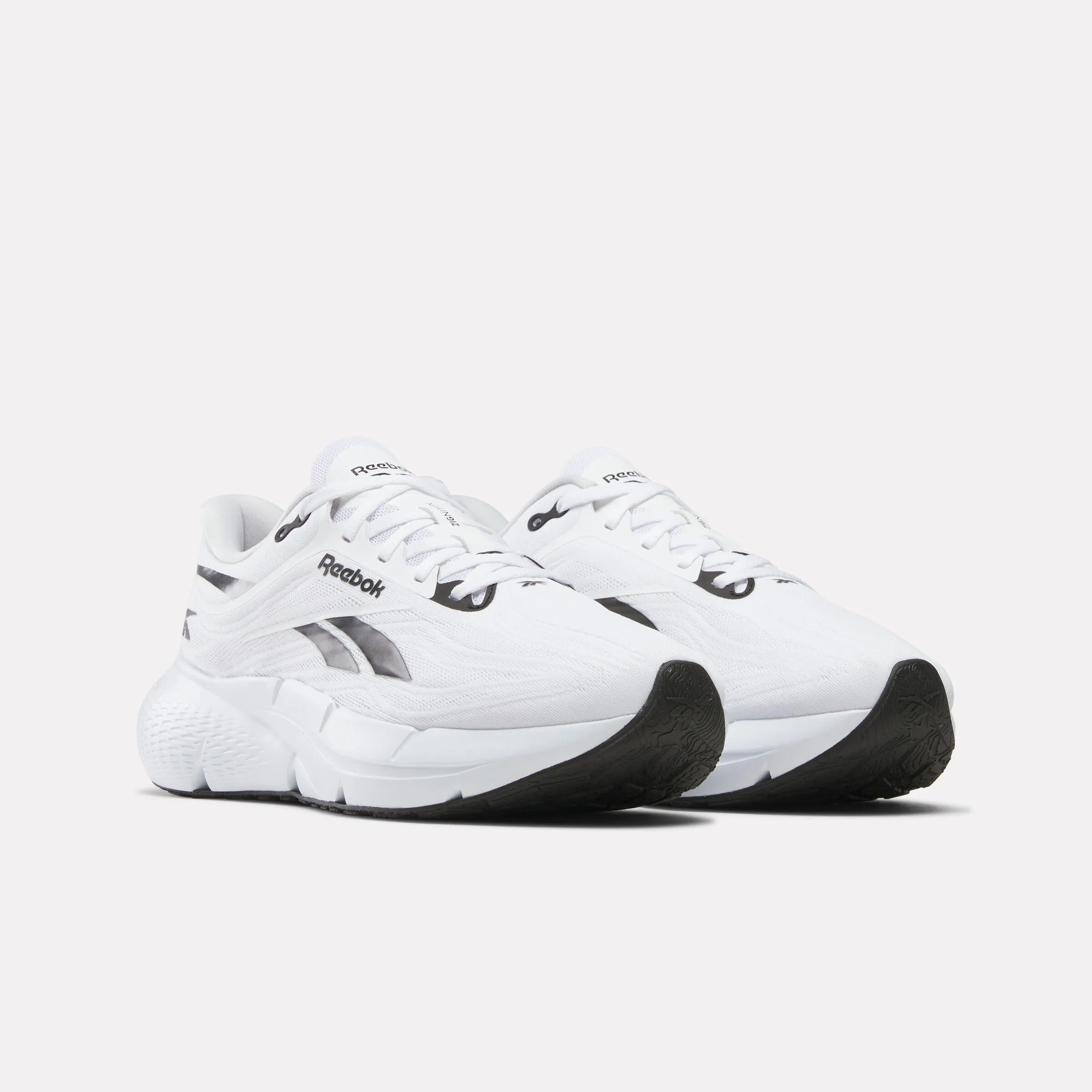 SyntheticFlexibility Reebok Footwear Men Zignition Running Shoes WHITE/BLACK