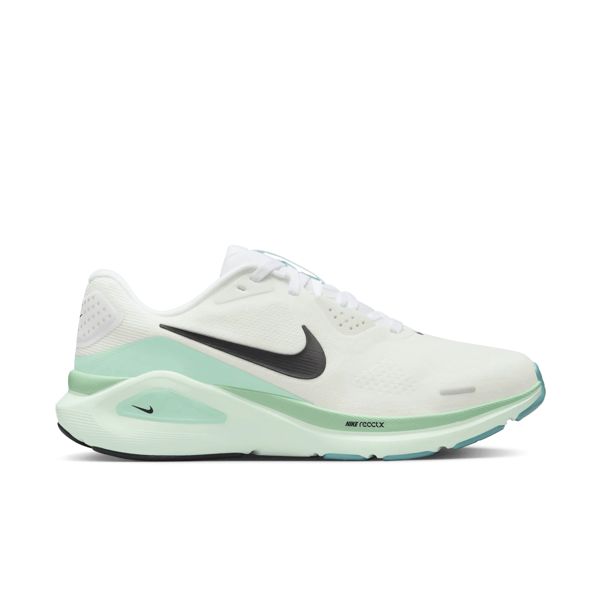 WOMEN'S STRUCTURE 26 - B - WHITE/BLACK-BARELY GREEN forefoot - support - feature shoes