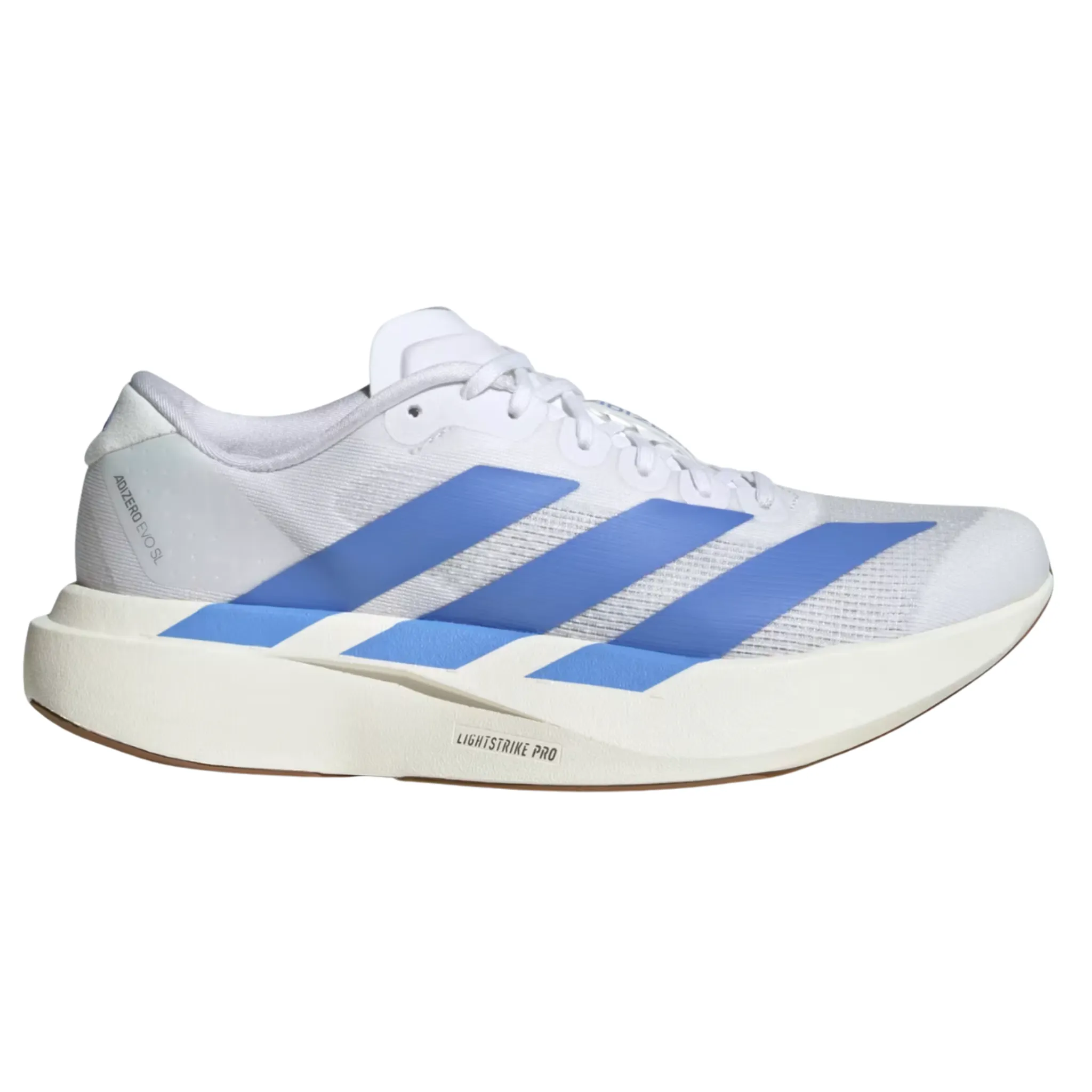 running shoes for amateur female runners Fabulous color WOMEN'S ADIZERO EVO SL - B - WHITE/BLUE