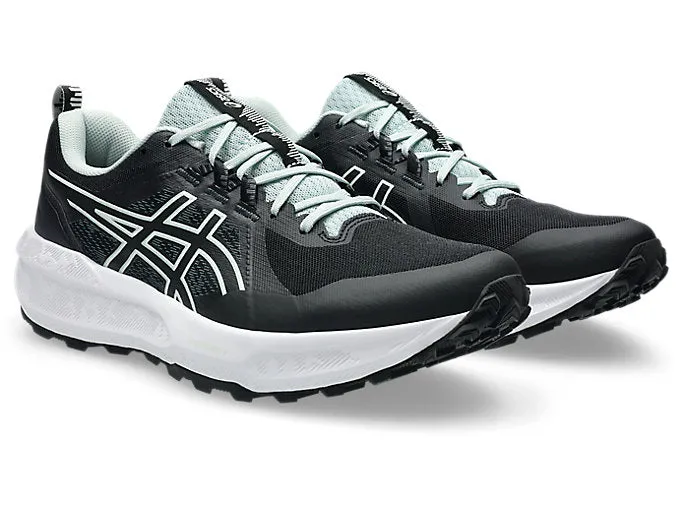 Secure fit Synthetic Asics Men'S Gel Sonoma 8 Black/Lake Grey Trail Running Shoes
